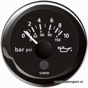 Oliedrukmeter 10 bar, zwart VDO/Veratron