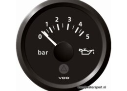 Oliedrukmeter 5 bar, zwart VDO/Veratron