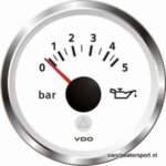 Oliedrukmeter 5 bar, wit VDO/Veratron