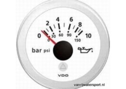 Oliedrukmeter 10 bar, wit VDO/Veratron