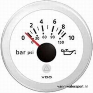 Oliedrukmeter 10 bar, wit VDO/Veratron