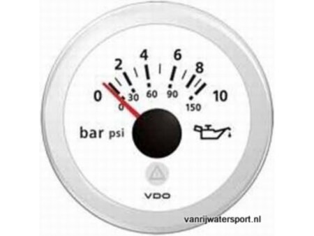 Oliedrukmeter 10 bar, wit VDO/Veratron