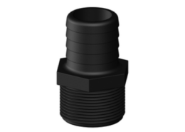 Slangtule met buitendraad Composiet - 1'' x 25 mm