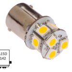 LED lamp BA15D 10/1.0W WarmWit