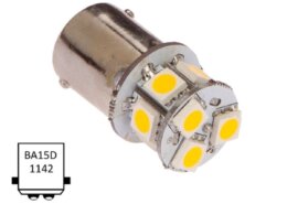 LED lamp BA15D 10/1.0W WarmWit