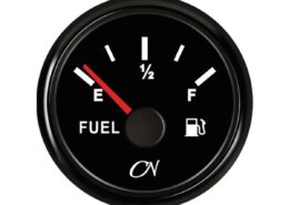 Brandstofmeter zwart/zwart CN