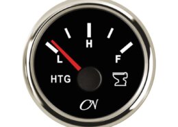 Vuilwatermeter zwart/chroom CN