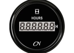 Bedrijfsurenteller CN digitaal zwart/zwart