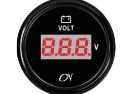 Voltmeter digitaal 8 - 32 volt zwart/zwart CN