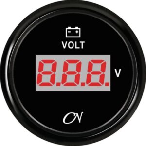 Voltmeter digitaal 8 - 32 volt zwart/zwart CN
