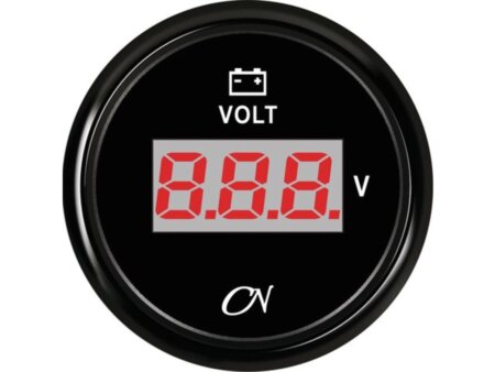 Voltmeter digitaal 8 - 32 volt zwart/zwart CN