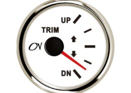 Trimmeter wit/chroom CN