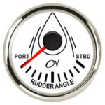 Roerstandmeter wit/chroom CN