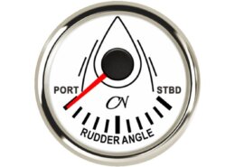 Roerstandmeter wit/chroom CN