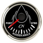 Roerstandmeter zwart/chroom CN