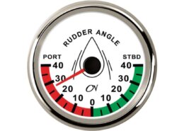 Roerstandmeter wit/chroom CN 85 mm
