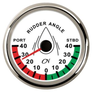 Roerstandmeter wit/chroom CN 85 mm