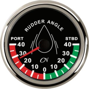 Roerstandmeter zwart/chroom CN 85 mm