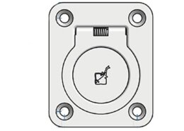 Luikring veerbelast 60x50 RVS