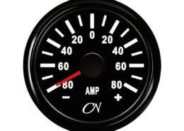 Ampèremeter 80A zwart/zwart CN inclusief shunt