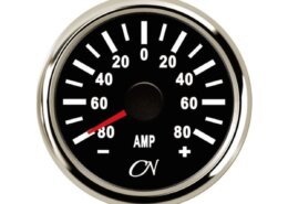 Ampèremeter 80A zwart/chroom CN inclusief shunt