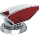 Vetus luchthapper RVS type DON-316, binnenzijde rood