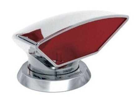 Vetus luchthapper RVS type DON-316, binnenzijde rood