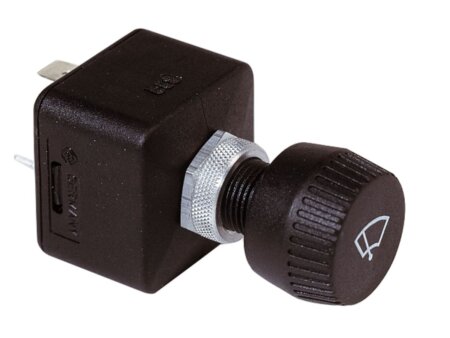 Driestanden schakelaar voor 1 ruitenwisser