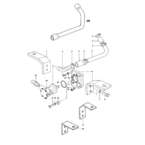 O-ring koelwaterpomp (23) M4