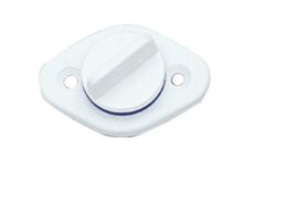 Lensplug Ovaal 53.4x33 Wit