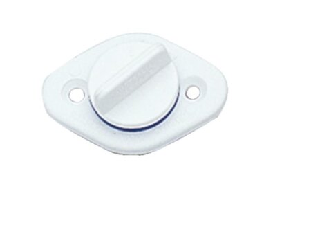 Lensplug Ovaal 53.4x33 Wit