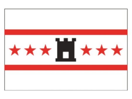 Provincievlag Drenthe 20 x 30 cm