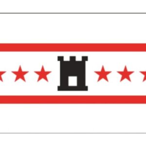 Provincievlag Drenthe 30 x 45 cm