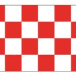 Provincievlag Noord Brabant 20 x 30 cm