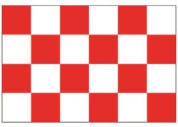 Provincievlag Noord Brabant 20 x 30 cm