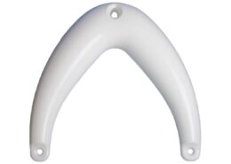 Boegfender 80 x 700 wit