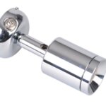 Leeslamp LED chroom recht