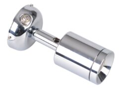 Leeslamp LED chroom recht