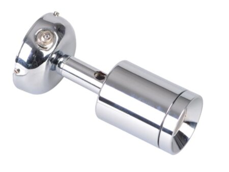 Leeslamp LED chroom recht