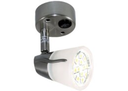 Wandlamp mat verchroomd