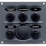 Schakelpaneel 5 schakelaars