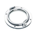 Ronde patrijspoort verchroomd, 100 mm