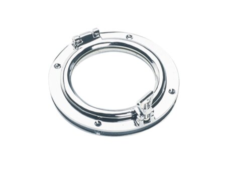 Ronde patrijspoort verchroomd, 100 mm