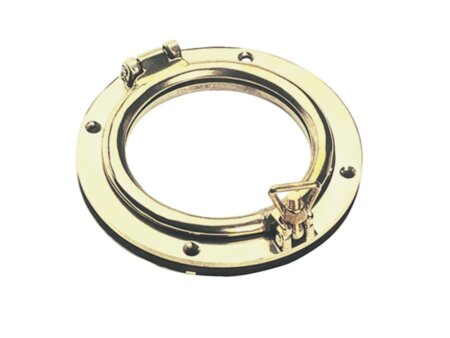 Ronde patrijspoort koper, 100 mm