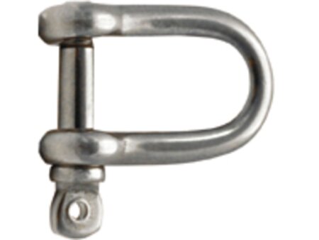 Gesmede RVS D-sluiting AISI-316 4 mm