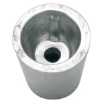 Schroefas anode conisch zink, as 35 mm