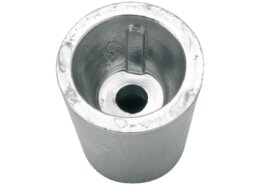 Schroefas anode conisch zink, as 45 mm