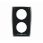 Aluminium uitbreidingspaneel voor twee instrumenten