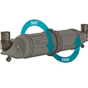 Vetus waterlock geluiddemper NLPH90