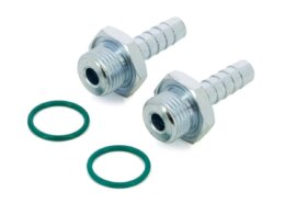 Spin-on slangaansluitingen 8 mm recht